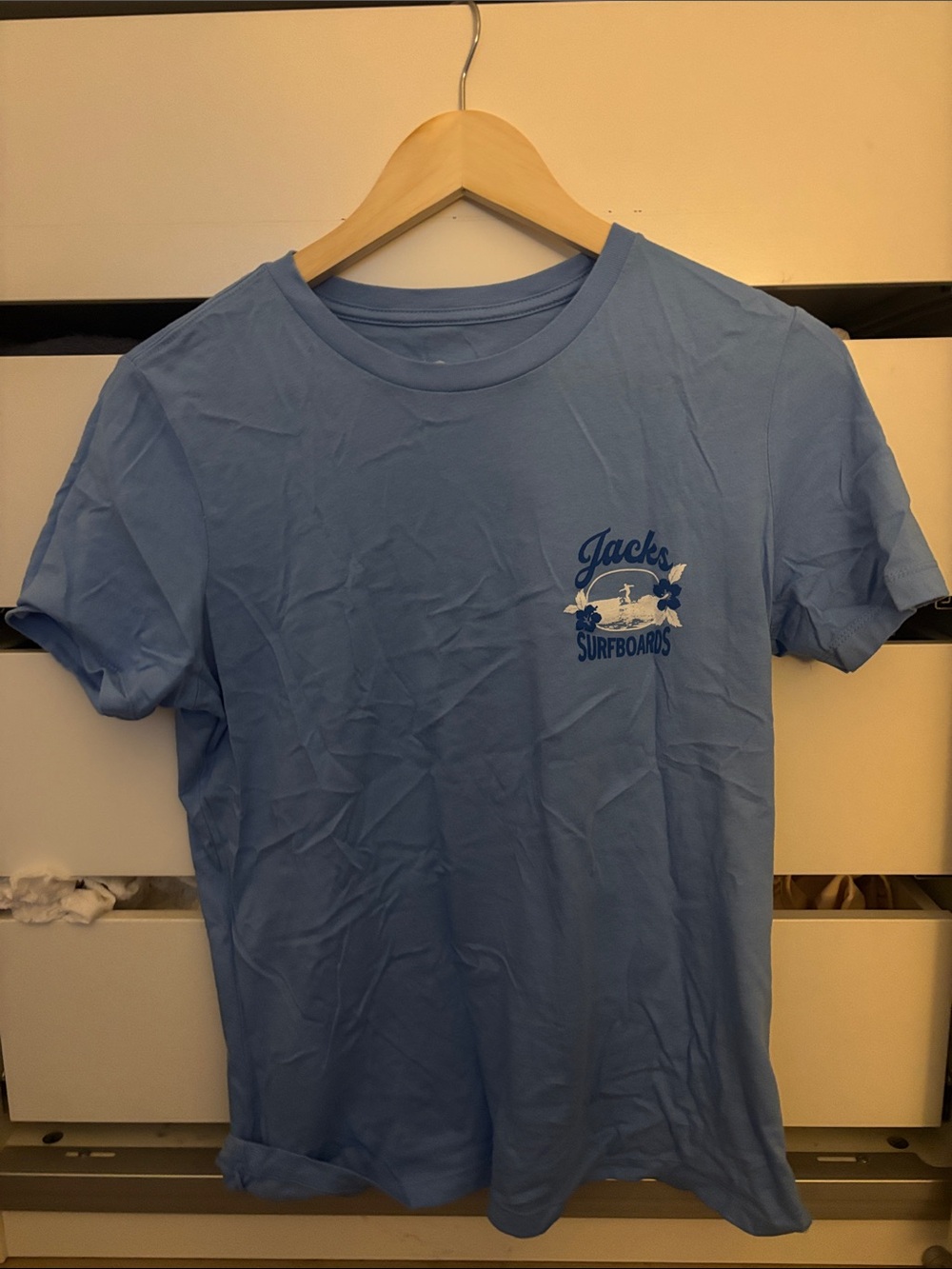 Jack by BB Dakota Light Blue Surf Graphic Tee